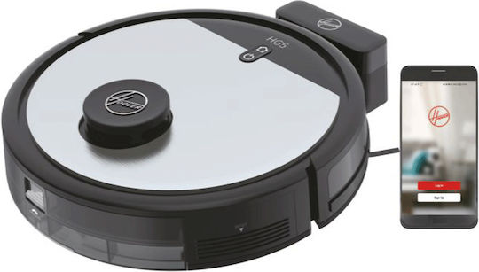 Hoover HG510D 011 Σκούπα Ρομπότ με Χαρτογράφηση και Wi-Fi Μαύρη