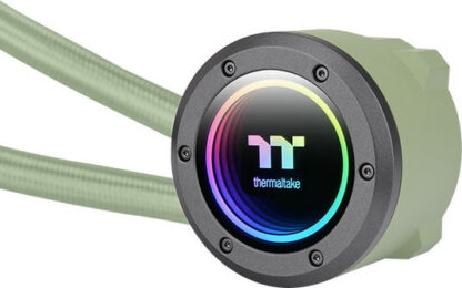 Thermaltake TH280 V2 Matcha Green Edition Υδρόψυξη Επεξεργαστή Διπλού Ανεμιστήρα 140mm για Socket AM4/AM5/1700/1200/115x με ARGB Φωτισμό Πράσινο