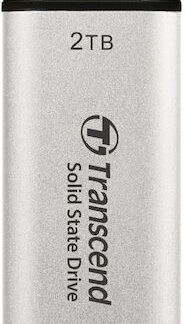 Transcend SSD ESD300S        2TB USB-C silver