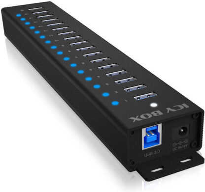 ICY BOX IB-HUB1717-U3 16+1 port USB Hub