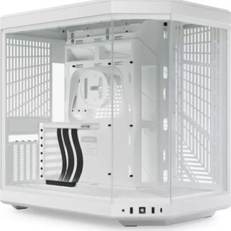 Asus Prime AP202 Gaming Mini Tower Κουτί Υπολογιστή με Πλαϊνό Παράθυρο και ARGB Φωτισμό Λευκό