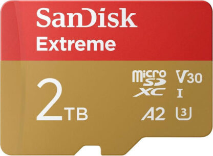 SanDisk microSDXC            2TB Extreme A2 C10 V30 UHS-I U3