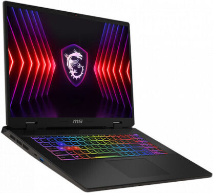 MSI Sword 17 HX B14VGKG-248XPL Intel® Core™ i7 i7-14650HX Laptop 43.2 cm (17 ) Full HD+ 16 GB DDR5-SDRAM 1 TB SSD NVIDIA GeForce RTX 4070 Wi-Fi 6E (802.11ax) NoOS Grey