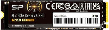 Silicon Power US75 SSD 4.1TB M.2 NVMe PCI Express 4.0 Κωδικός: SP04KGBP44US7505