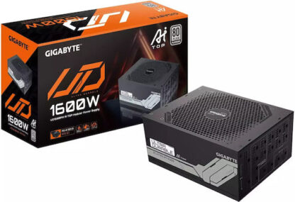 Gigabyte 1600W Μαύρο Τροφοδοτικό Υπολογιστή Full Modular 80 Plus Platinum (GP-UD1600PM-PG5)