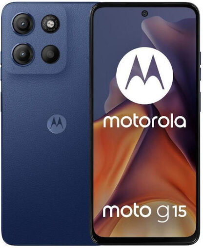 Motorola moto g15 17.1 cm (6.72 ) Dual SIM Android 15 4G USB Type-C 8 GB 128 GB 5200 mAh Navy