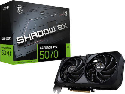 MSI GeForce RTX 5070 12GB GDDR7 Shadow 2X OC Κάρτα Γραφικών Κωδικός: 912-V532-005