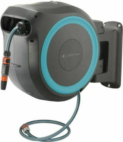 Gardena Wall-mounted Hose Box RollUp L (turquoise) 30 m