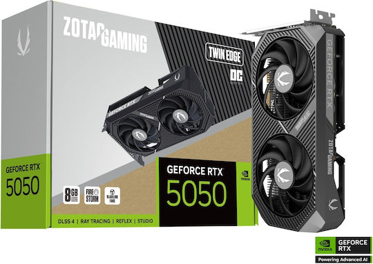 Zotac GAMING GeForce RTX 5050 Twin Edge OC NVIDIA 8 GB GDDR6