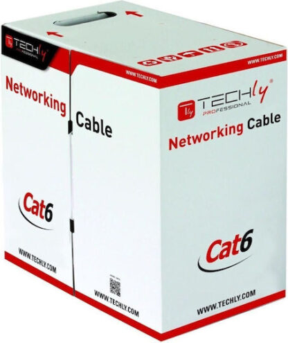 Q-LANTEC Kabel S/FTP kat.6A  sieciowy  skrętka  LSOH  Dca 4x2x23 AWG  10Gb/s  szary  500m (KIS6ALSOH500DQ)