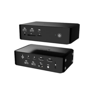 HP USB-C Docking Station με HDMI/DisplayPort 4K PD Ethernet και σύνδεση 2 Οθονών Μαύρο (50H55UT)