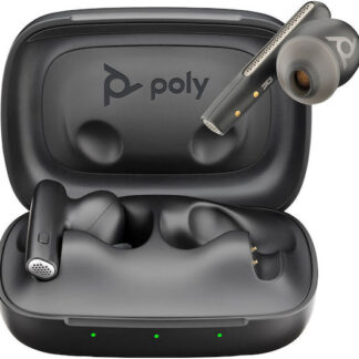 Poly Voyager Free 60 UC Black Earbuds +BT700 USB-C Adapter +Basic Charge Case