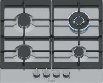 Siemens EC6A5HI90 hob Black  Stainless steel Built-in 60 cm Gas 4 zone(s)