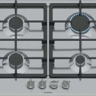 Siemens EC6A5HI90 hob Black  Stainless steel Built-in 60 cm Gas 4 zone(s)