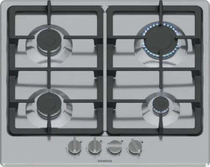 Siemens EG6B5PK90 hob Black  Stainless steel Built-in 60 cm Gas 4 zone(s)