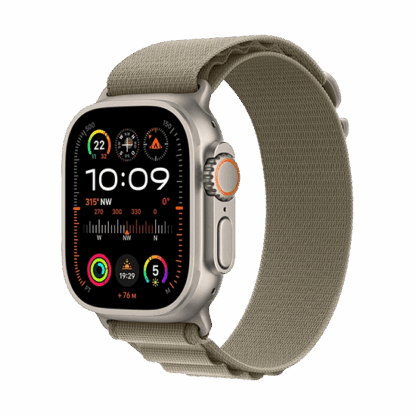 Watch Apple Watch Ultra 2 (2023) LTE 49mm Titanium Case with Alpine Loop S - Olive