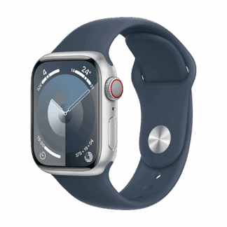 Watch Apple Watch Series 9 Cellular 45mm Pink Aluminium Case with Sport Band S/M - Light Pink