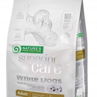 NATURE'S PROTECTION Superior Care White Dogs Grain Free Adult Small Lamb - dry dog ??food - 10 kg