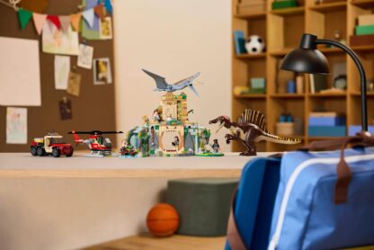 LEGO JURASSIC WORLD 76976 Spinosaurus & Quetzalcoatlus Air Mission