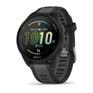 Garmin Forerunner 165 Music 3.05 cm (1.2 ) AMOLED 43 mm Digital 390 x 390 pixels Touchscreen Black GPS (satellite)