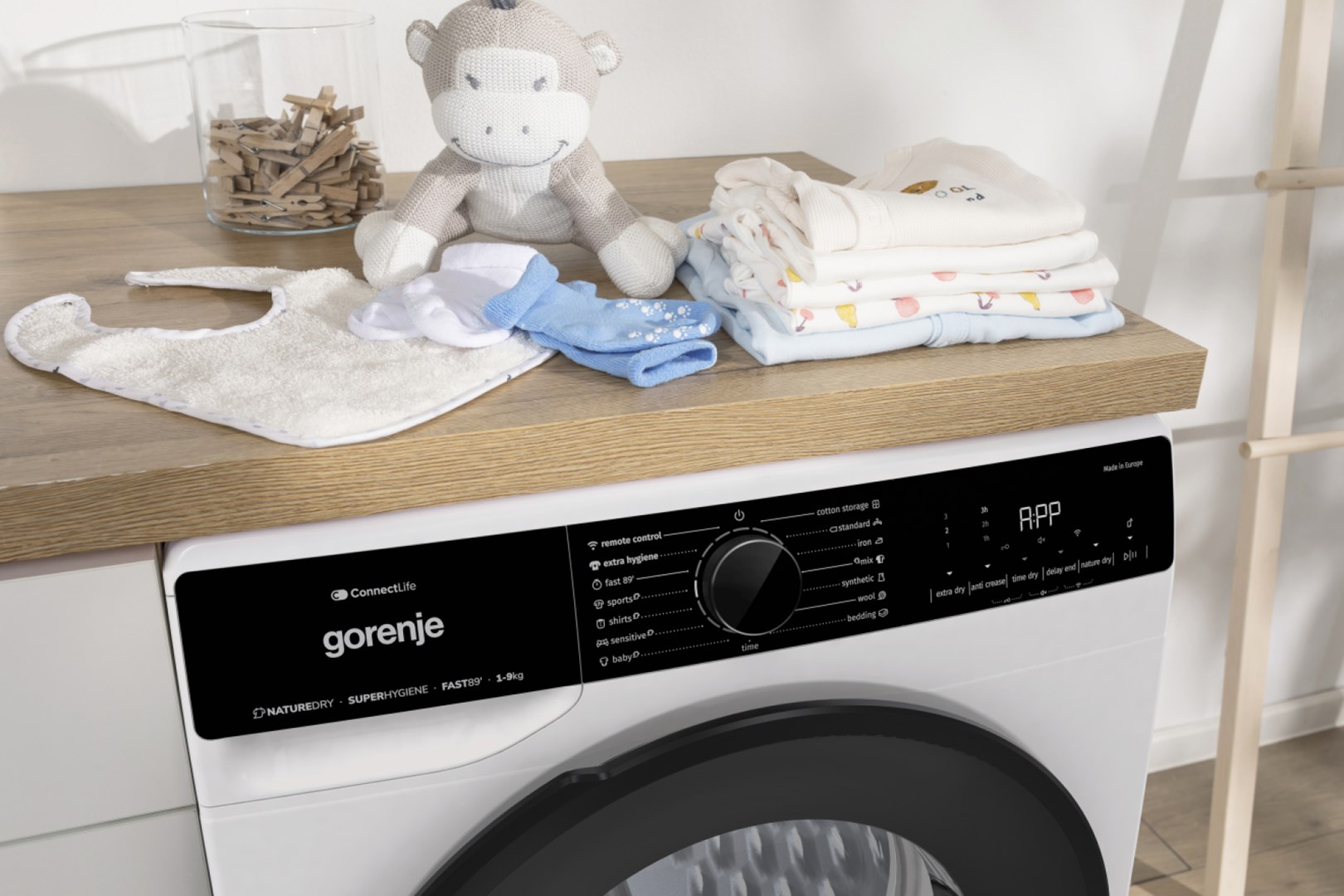 Gorenje DPNA92WIFI Στεγνωτήριο 9kg A++ με Αντλία Θερμότητας Gorenje DPNA92WIFI Στεγνωτήριο 9kg A++ με Αντλία Θερμότητας