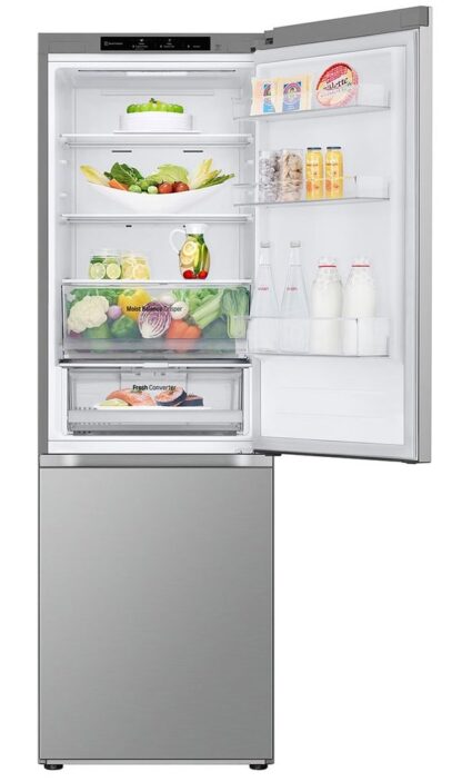 LG GBV3100EPY fridge-freezer Freestanding 344 L E Silver