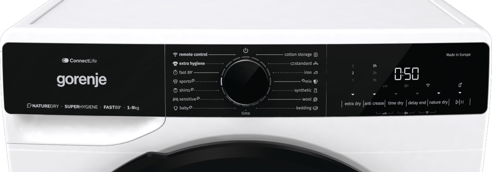 Gorenje DPNA92WIFI Στεγνωτήριο 9kg A++ με Αντλία Θερμότητας Gorenje DPNA92WIFI Στεγνωτήριο 9kg A++ με Αντλία Θερμότητας