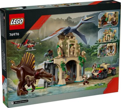 LEGO JURASSIC WORLD 76976 Spinosaurus & Quetzalcoatlus Air Mission
