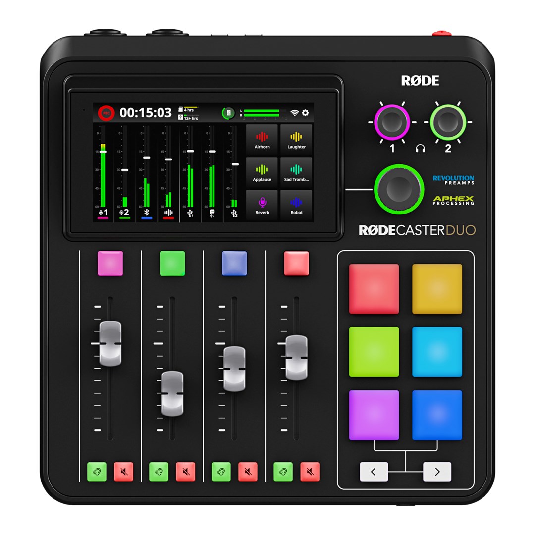 RODECaster Pro Duo - Podcast production studio RODECaster Pro Duo - Podcast production studio