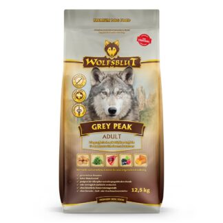 WOLFSBLUT Grey Peak Goat with sweet potatoes - dry dog food - 12 5kg