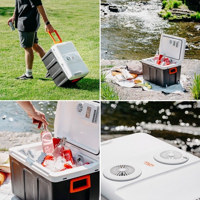 Adler AD 8090Portable Cooler 40 L Black White Adler AD 8090Portable Cooler 40 L Black White