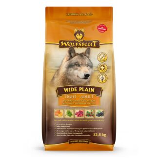 WOLFSBLUT Wide Plain Light Horse with sweet potatoes - dry dog food - 12 5kg