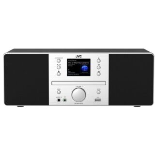 JVC RD-E874B Tower Bluetooth 20 W Black  Silver