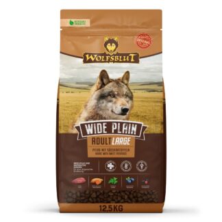 WOLFSBLUT Wide Plain Large Breed Horse with sweet potatoes - dry dog food - 12 5kg