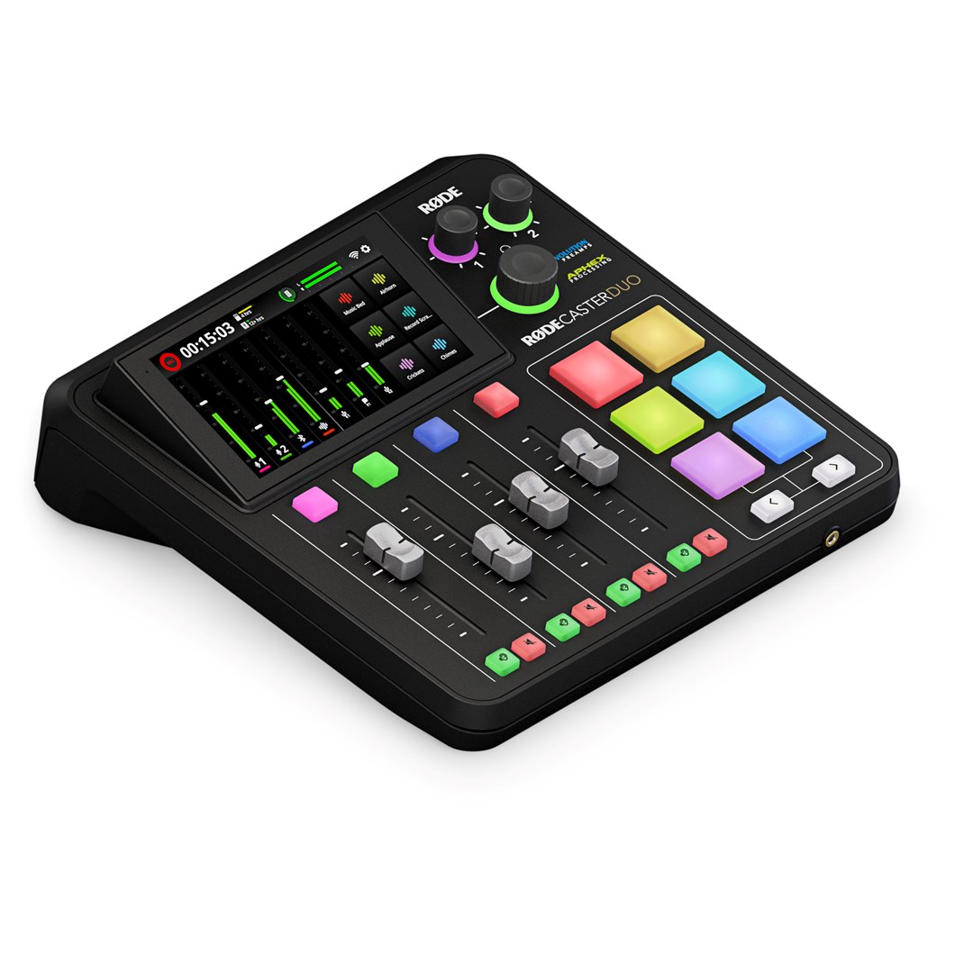 RODECaster Pro Duo - Podcast production studio RODECaster Pro Duo - Podcast production studio