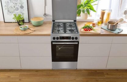 Gorenje GKS5C71XF Freestanding cooker with oven Silver