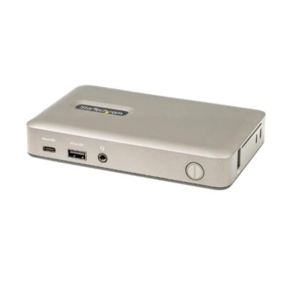 StarTech USB-C Docking Station με DisplayPort 4K PD Ethernet Ασημί (DKM30CHDPDUE)
