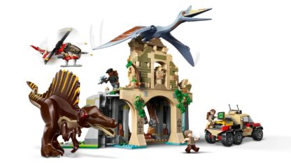LEGO JURASSIC WORLD 76976 Spinosaurus & Quetzalcoatlus Air Mission