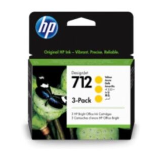 Confezione da 3 cartucce di inchiostro ciano originale DesignJet HP 712 da 29 ml (3ED77A)