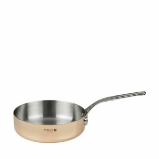De Buyer Prima Matera Sauté Pan Copper/steel 24cm straight ind.