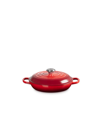 Le Creuset Signature Cast Iron Shallow Casserole cherry red (21180300602430)