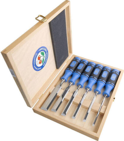 Kirschen Firmer Chisel Set  6pcs 1108 HK in wooden box  1108000