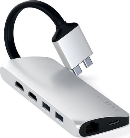 Satechi Type-C Dual Multimedia Adapter silver