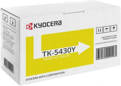 Kyocera TK-5430 Γνήσιο Toner Laser Εκτυπωτή Κίτρινο 1250 Σελίδων (1T0C0AANL1)