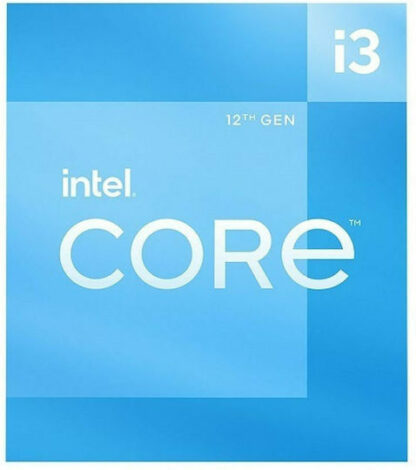 Intel Core i3-12100 3.3GHz Επεξεργαστής 4 Πυρήνων για Socket 1700 σε Κουτί με Ψύκτρα