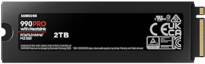 Samsung 990 PRO with Heatsink SSD 2TB M.2 NVMe PCI Express 4.0