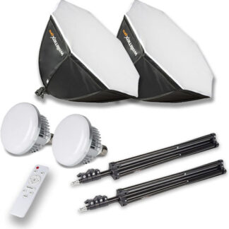 walimex pro LED 60W Octagon Ø65cm   Bi color Kit 2