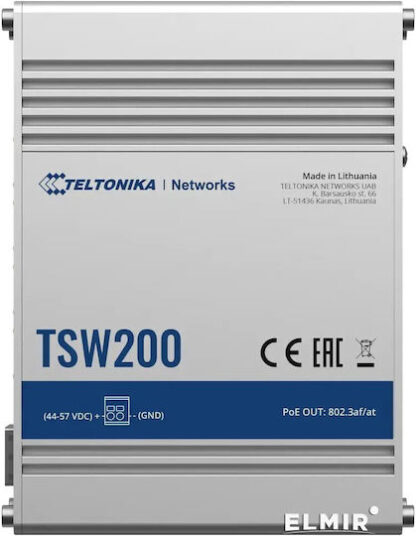 Teltonika TSW200 Unmanaged L2 PoE+ Switch με 10 Θύρες Gigabit (1Gbps) Ethernet και 2 SFP Θύρες