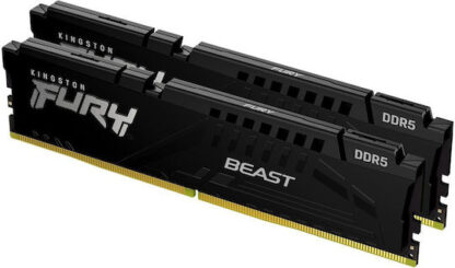 Kingston Fury Beast DDR5 64GB RAM με 2x32GB Modules και Ταχύτητα 6400 για Desktop Κωδικός: KF564C32BBEK2-64