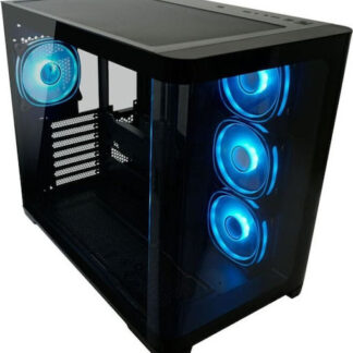 Asus Prime AP202 Gaming Mini Tower Κουτί Υπολογιστή με Πλαϊνό Παράθυρο και ARGB Φωτισμό Λευκό